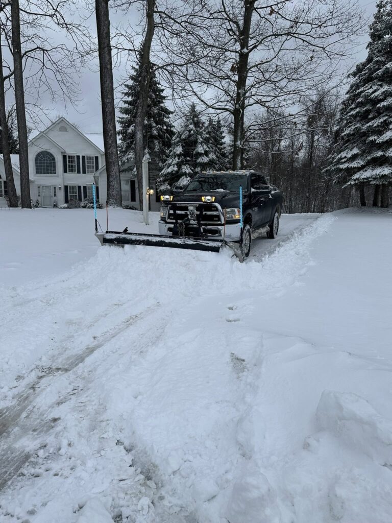 snow plowing painesville township ohio